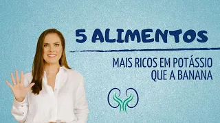 5 ALIMENTOS MAIS RICOS EM POTÁSSIO QUE A BANANA