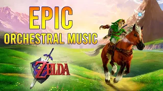 🔴 Legend of Zelda Theme Epic Orchestral music ⚔️