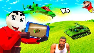 SHINCHAN and CHOP Attacked My Mountains in Ravenfield Battleground Hindi