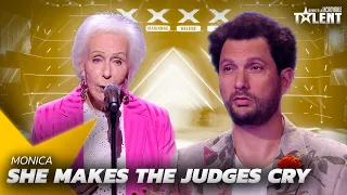 The Incredible Singer MONICA, gets a GOLDEN BUZZER in France's Got Talent Quarter Finals