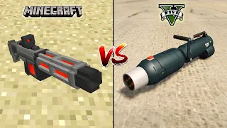 MINECRAFT LASER GUN VS GTA 5 LASER GUN - WHICH IS BEST?