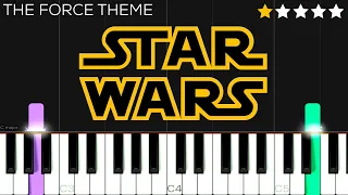 Star Wars - The Force Theme | EASY Piano Tutorial