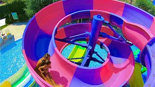 Purple Body Water Slide at Queen's Park Resort