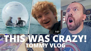 PURE CHAOS! TommyInnit I Walked Across The Ocean (REACTION) TommyVlog | Tom Simons