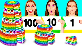 100 Шарів їжі Челендж | Смішні ситуації DaRaDa Challenge