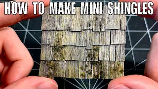 Make and Paint Realistic Shingles from Balsa Wood