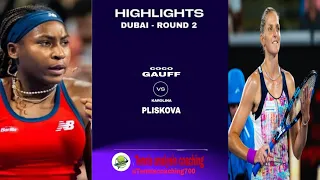 "Coco Gauff vs Karolina Pliskova: Epic Showdown Dubai tennis championship 🏆
