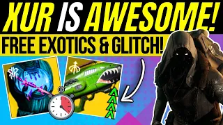 XUR Has NEW EXOTIC & Weapon Farm GLITCH! 70 Stat Inventory Armor, Loot & Location May 10! Destiny 2