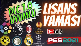 DLC 7 00 UYUMLU LİSANS YAMASI / TÜM TAKIMLAR VE YENİ TRANSFERLER / BUNDESLİGA  PES 2021 / PES DLC 7