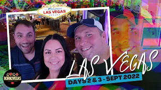 ELLIS ISLAND & PALMS - Vegas Travel Vlog Day 2 & 3 - Las Vegas Strip - September 2022