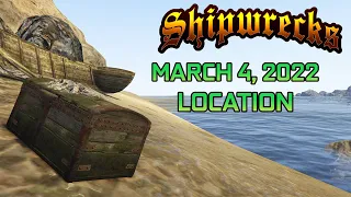 GTA Online Shipwreck Location March 4, 2022 | Frontier Outfit Scraps | Daily Collectible Guide