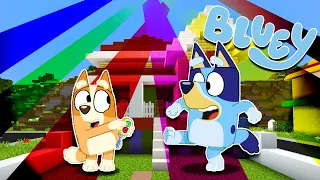 MODO DE BAILE | BLUEY y BINGO se van de FIESTA | Las Aventuras de BLUEY en Minecraft!