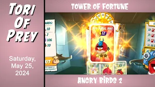 Angry Birds 2 Tower of Fortune!  Up to Floor 14!  Red's Bug Hat!
