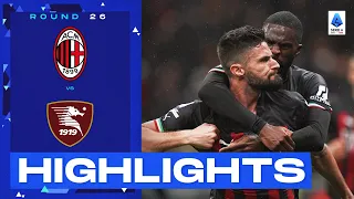 Milan-Salernitana 1-1 | Giroud header not enough for Milan: Goals & Highlights | Serie A 2022/23