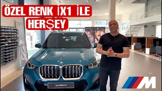 BMW İX1 MSPORT ÖZEL RENK İLE TEST SÜRÜŞÜ VE İNCELEME 2023 #bmw #bmwix1