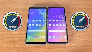Samsung Galaxy A9 2018 Vs Galaxy A8s 2019 Speed Test