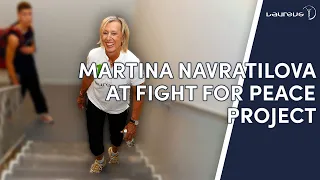 Fight for Peace project visit with Martina Navratilova