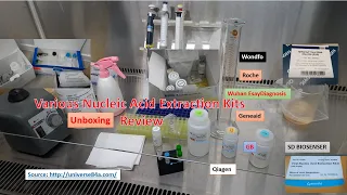 Nucleic Acid Extraction/ DNA Extraction/ RNA Extraction/ Seven Companies Kits Unboxing
