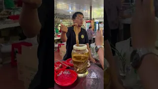 Vietnam Famous Snake 🐍 wine #vietnam #snakewine #travelvlog #thailand #cambodia