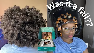 Perm Rod Set on TYPE 4 HAIR| Trying TGIN *NEW* Collection| Mytype4hair