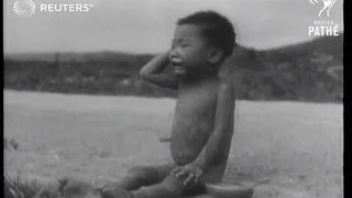 Korean child abandoned on road (1950)