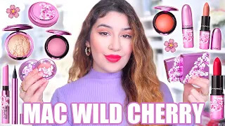 MAC WILD CHERRY SPRING COLLECTION SWATCHES & REVIEW 2022