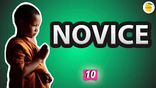 Novice Meaning | Synonym | Antonym | Examples | Daily vocabulary for competitive exams | #10