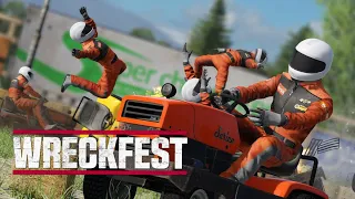 КРУШИМ ТАЧКИ С KRATOS, DEADEM и DIZOFF во WRECKFEST!!! СЛУЧАЙНО ПОПАЛ К РЕБЯТАМ В СЕССИЮ!!!