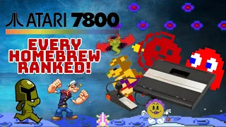Ranking 78 Atari 7800 Homebrew Games from Worst to Best!