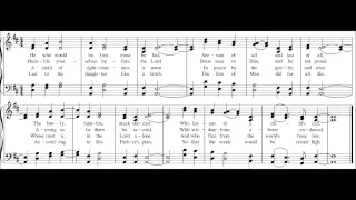 New Hymn for 17th Sunday After Pentecost - "He Who Would Be First Must Be Last"