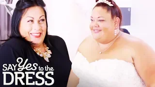 Bride Is Terrified That She Won't Find A Dress Which Fits Her! | Curvy Brides Boutique