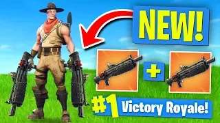 *NEW* DOUBLE HEAVY SHOTGUN Strategy! Fortnite Battle Royale