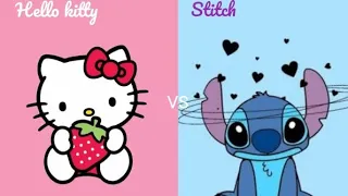 Hello kitty💖 VS Stitch 💙