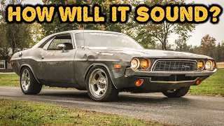 ABANDONED Dodge Challenger Rescued After 35 Years Part 27: New Exhaust and Broken Parts!