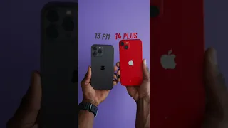 iPhone 14 Plus vs 13 Pro Max!