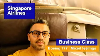 Singapore Airlines | Boeing 777 | Business Class