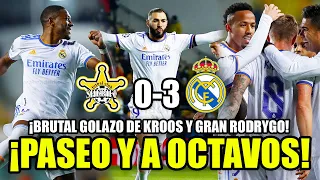 ¡BRUTAL GOLAZO DE KROOS Y A OCTAVOS! PASEO DEL MADRID | SHERIFF TIRASPOL 0-3 REAL MADRID