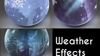 Dota 2 - Weather Effects - Snow, Rain, Moonlight