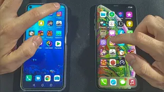 Honor 20 Vs Iphone XS Max Comparison Speed Test