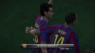 pes 2010 Barcelona Sporting Gijon la liga 1 top player