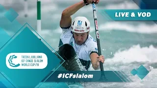 2019 ICF Canoe Slalom World Cup 3 Ljubljana Slovenia / Finals – C1w, K1m