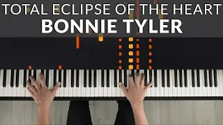 TOTAL ECLIPSE OF THE HEART - BONNIE TYLER | Tutorial of my Piano Version