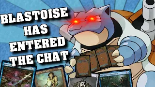 Blastoise Enters Magic The Gathering - MTG Legacy Gameplay with Kappa Cannoneer 8 Cast