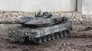 RC tank on the move Leopard 2 #rctank