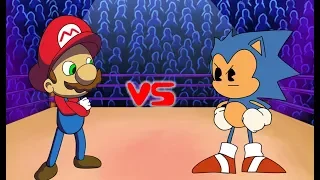 Mario vs Sonic - Cartoon Rap Battles