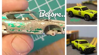 Kearbear Poorstoration Toys Presents Hot Wheels Barracuda made in 1967 restoration. 😎👍