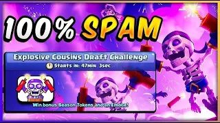 FINISH ......EXPLOSIVE COUSINS DRAFT CHALLENGE in CLASH ROYALE! #clashroyale