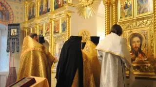 Божественная литургия в день Ангела наместника Успенского монастыря