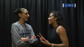 UConn Diana Taurasi playing with Sue Bird