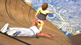 GTA 5 Mega RAMP Jumps/Ragdolls Compilation 4k60FPS Ultra Graphics